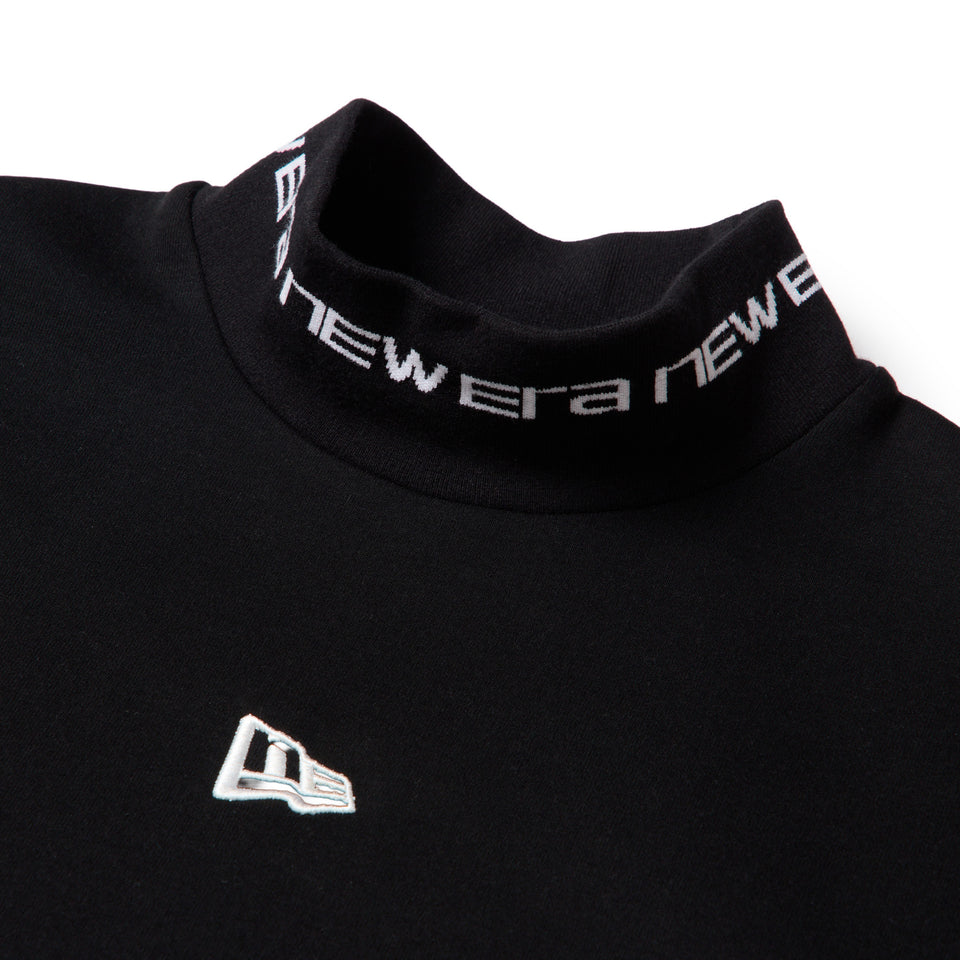 Women's テック スウェット モックネック Jacquard Logo ブラック|ゴルフ | NEW ERA ニューエラ公式オンラインストア