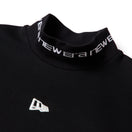 Women's テック スウェット モックネック Jacquard Logo ブラック|ゴルフ | NEW ERA ニューエラ公式オンラインストア