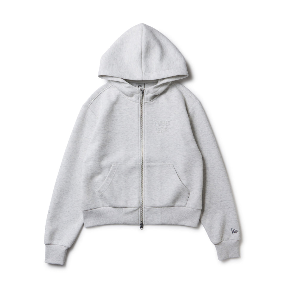 Women's テック スウェット フルジップ フーディー スクエアロゴ オートミール|ゴルフ | NEW ERA ニューエラ公式オンラインストア