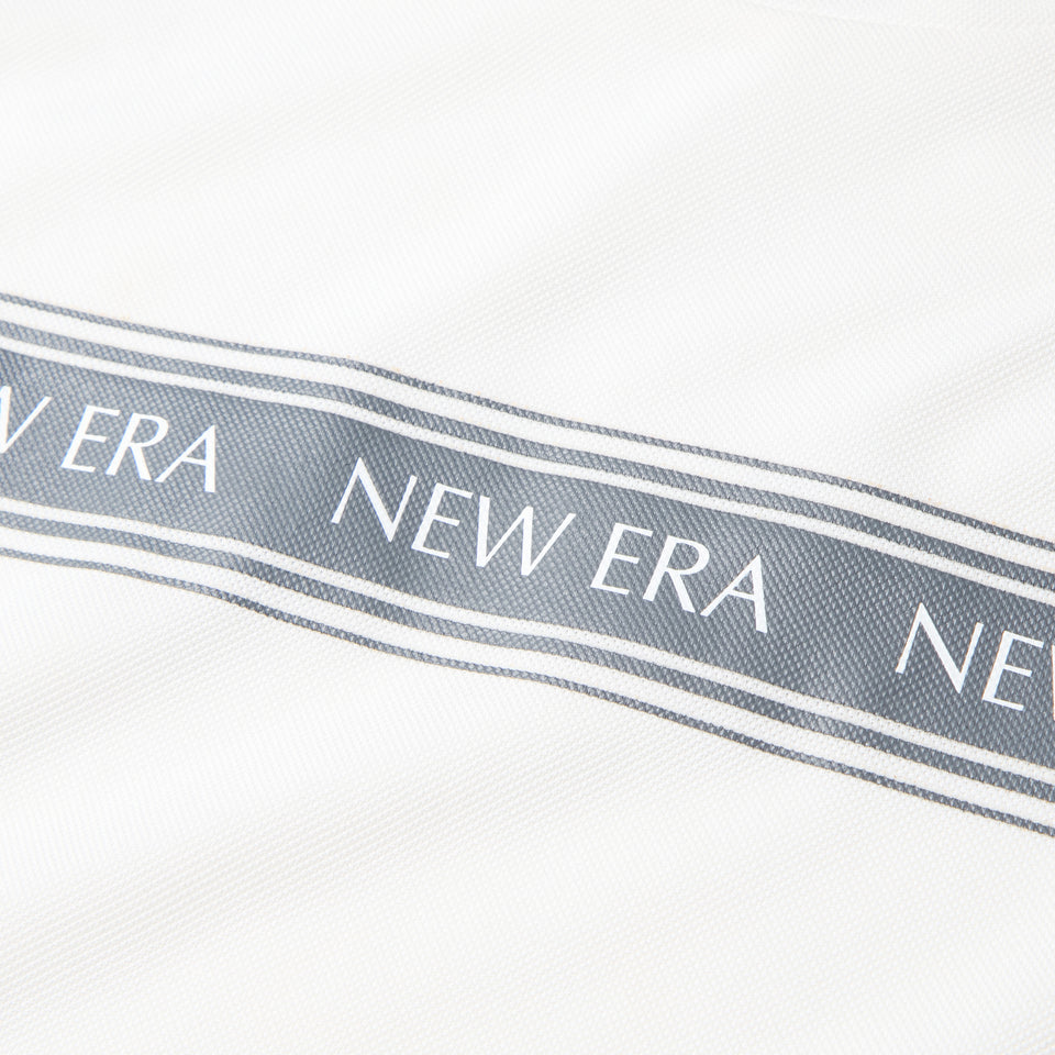 Women's 長袖 モックネック Tシャツ ロゴストライプ ホワイト | ゴルフ | NEW ERA ニューエラ公式オンラインストア