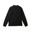Women's 長袖 モックネック Tシャツ ロゴストライプ ブラック | ゴルフ | NEW ERA ニューエラ公式オンラインストア