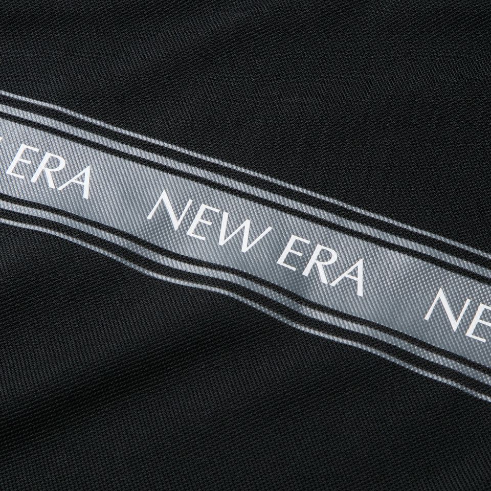 Women's 長袖 モックネック Tシャツ ロゴストライプ ブラック | ゴルフ | NEW ERA ニューエラ公式オンラインストア