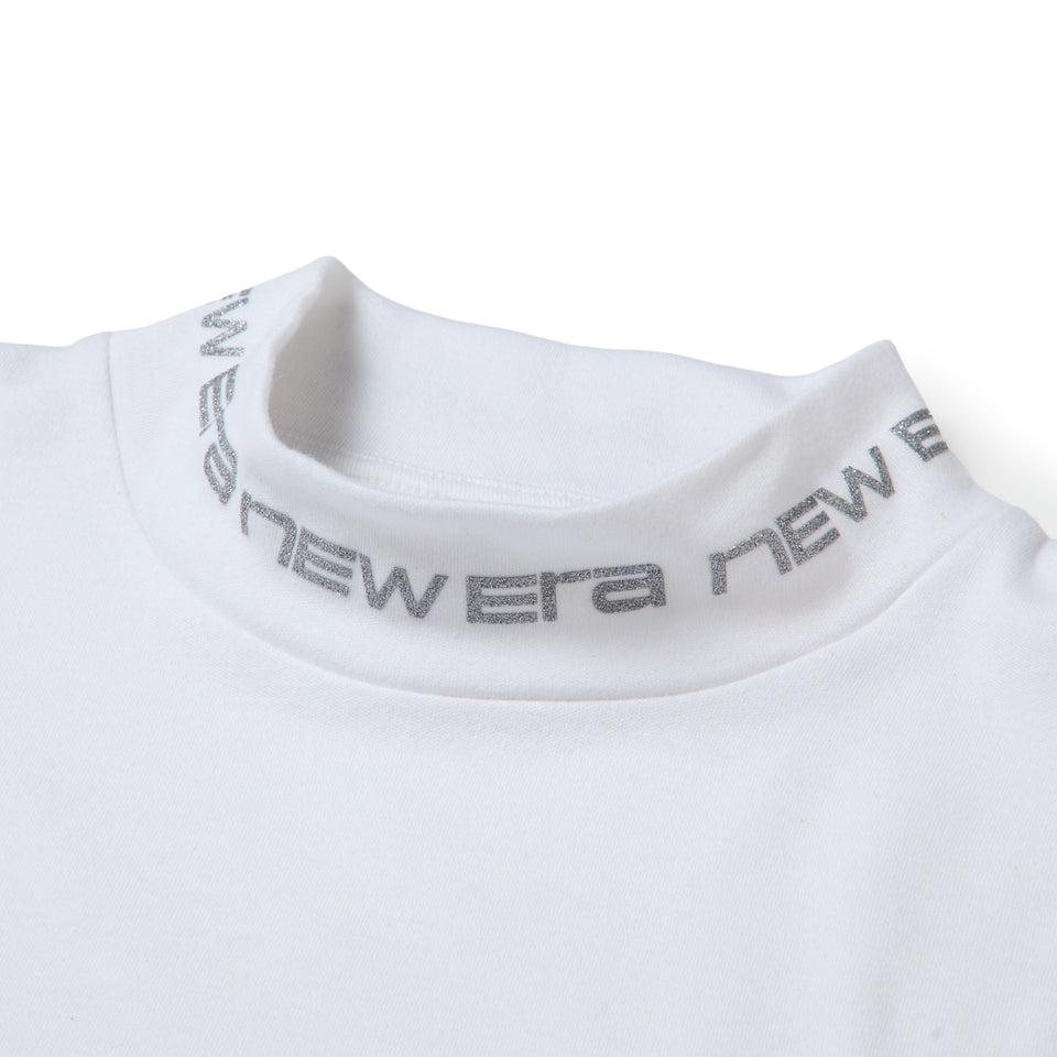 Women's 長袖 ハイネック ウォーム Tシャツ Glitter Logo オフホワイト|ゴルフ | NEW ERA ニューエラ公式オンラインストア