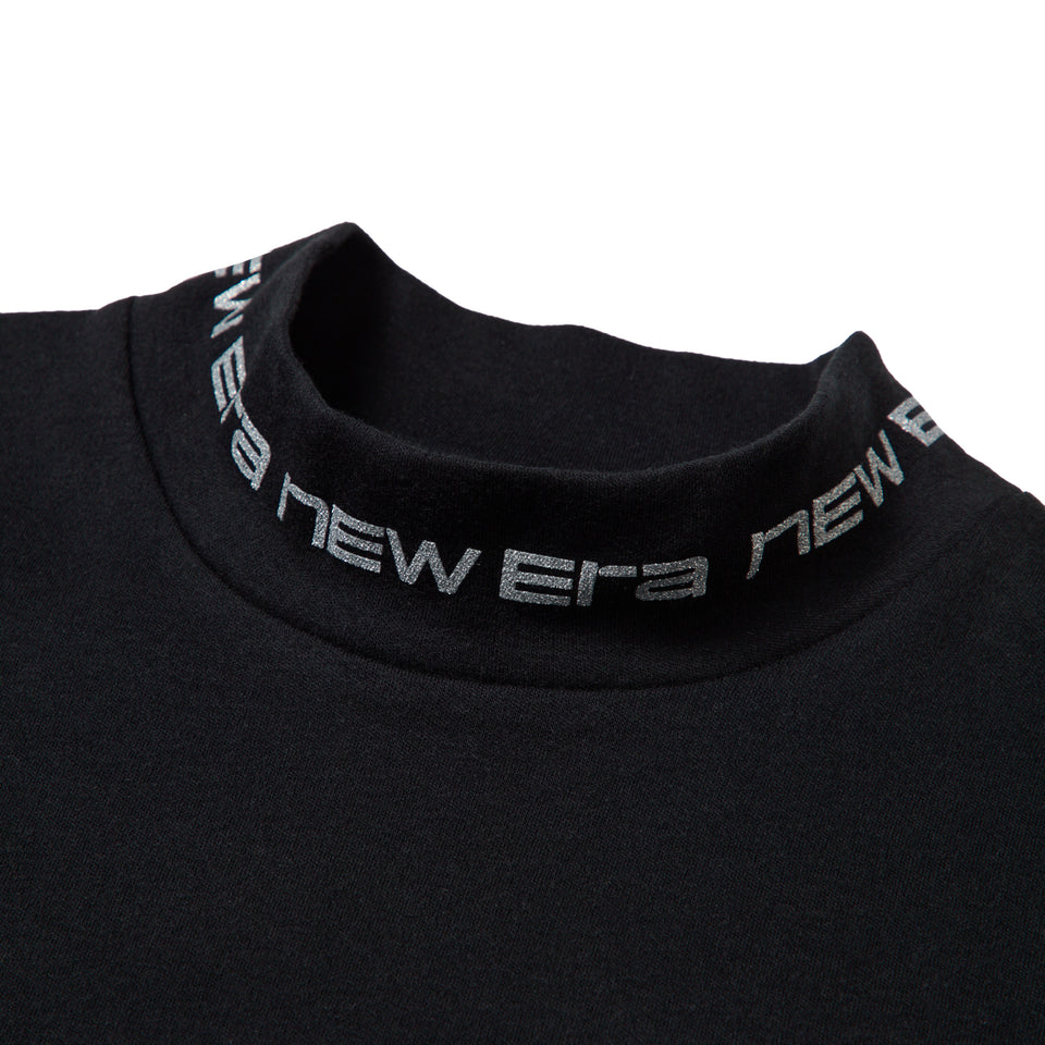 Women's 長袖 ハイネック ウォーム Tシャツ Glitter Logo ブラック|ゴルフ | NEW ERA ニューエラ公式オンラインストア