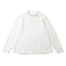 Women's 長袖 モックネック Tシャツ Back Pleats ホワイト | ゴルフ | NEW ERA ニューエラ公式オンラインストア