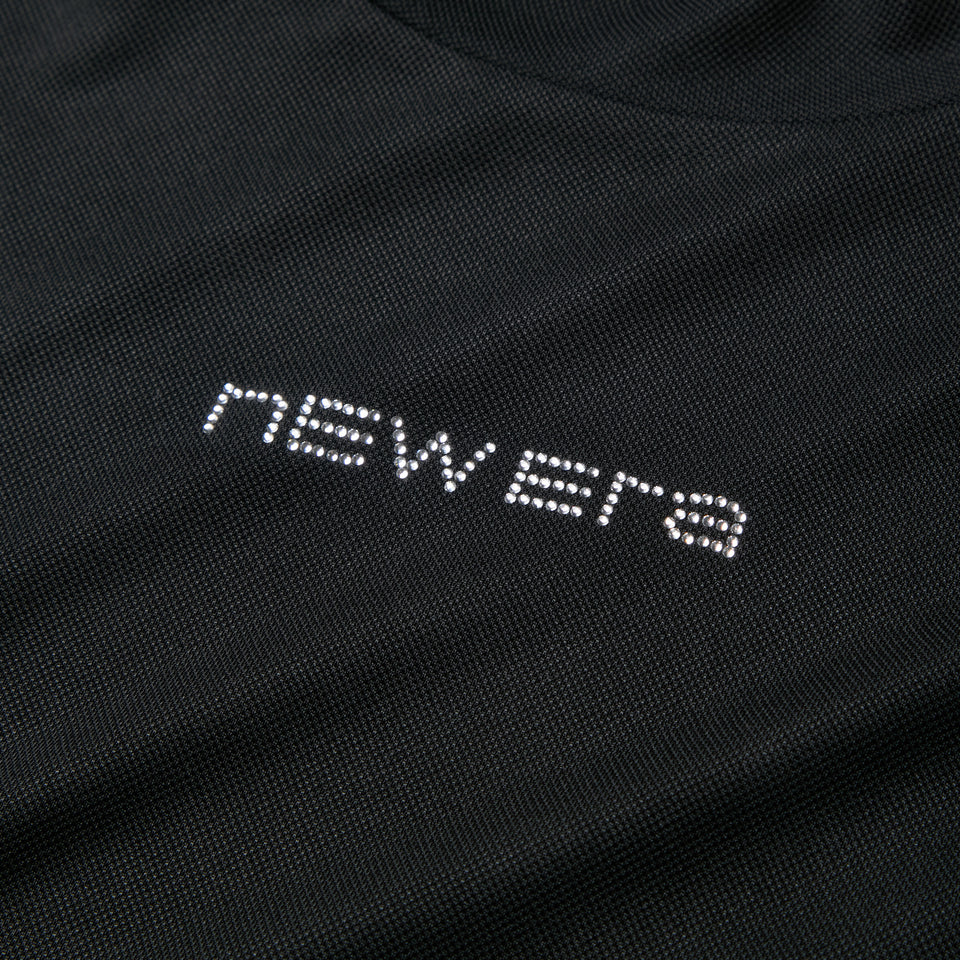 Women's 長袖 モックネック Tシャツ Back Pleats ブラック | ゴルフ | NEW ERA ニューエラ公式オンラインストア