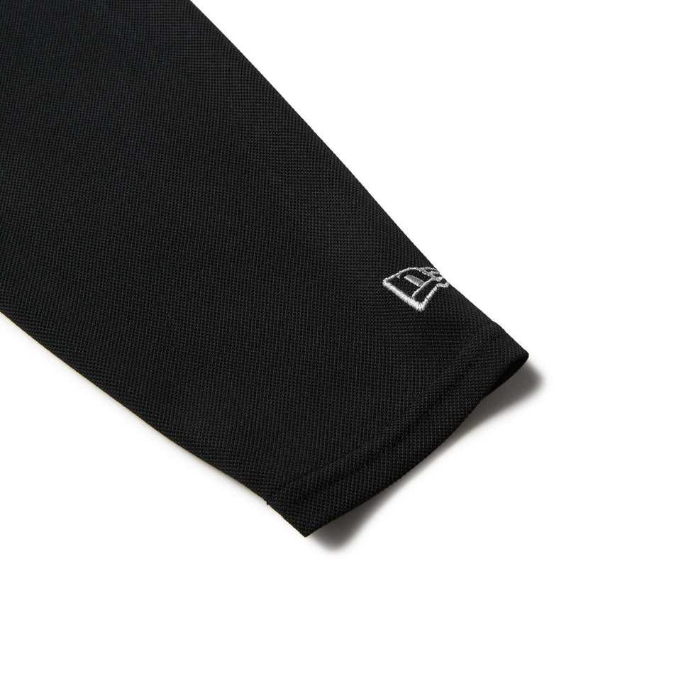 Women's 長袖 モックネック Tシャツ Back Pleats ブラック | ゴルフ | NEW ERA ニューエラ公式オンラインストア