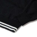 Women's ニット ハーフジップ プルオーバー Jacquard Logo ブラック|ゴルフ | NEW ERA ニューエラ公式オンラインストア