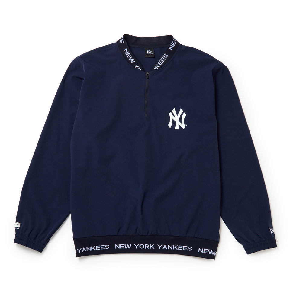ウィンドジャケット プルオーバー ニューヨーク・ヤンキース ネイビー | ゴルフ | NEW ERA ニューエラ公式オンラインストア