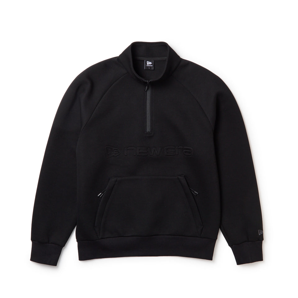 テック スウェット ハーフジップ プルオーバー Emboss Logo ブラック|ゴルフ | NEW ERA ニューエラ公式オンラインストア