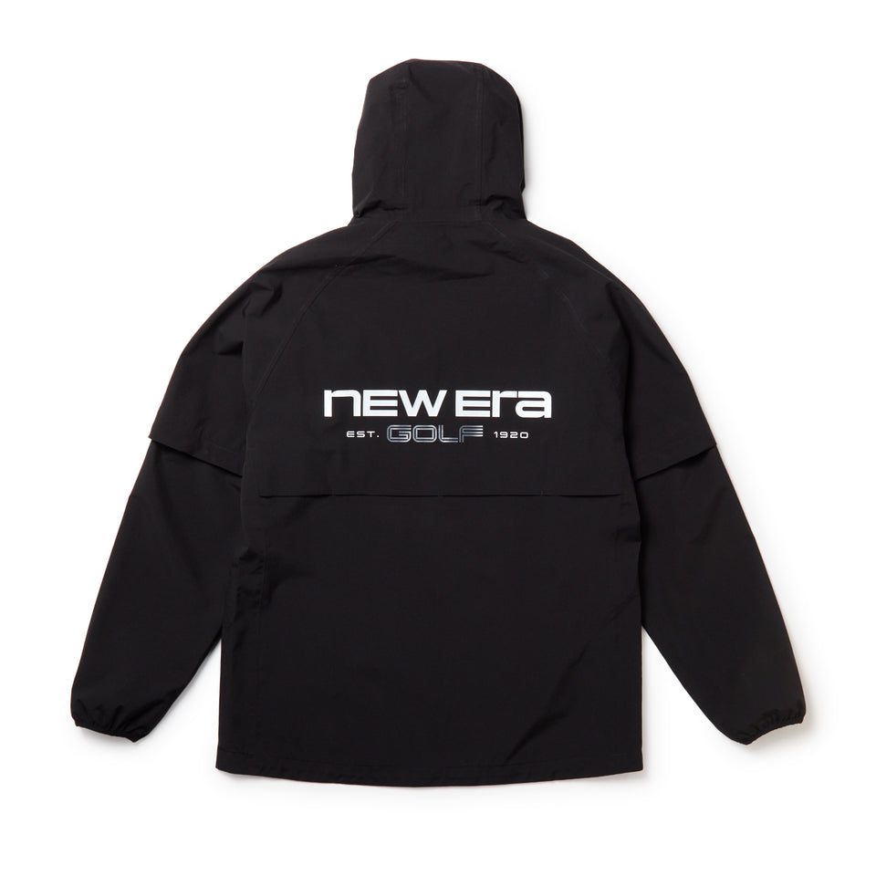レインジャケット 2-Way スリーブ ブラック | ゴルフ | NEW ERA ニューエラ公式オンラインストア