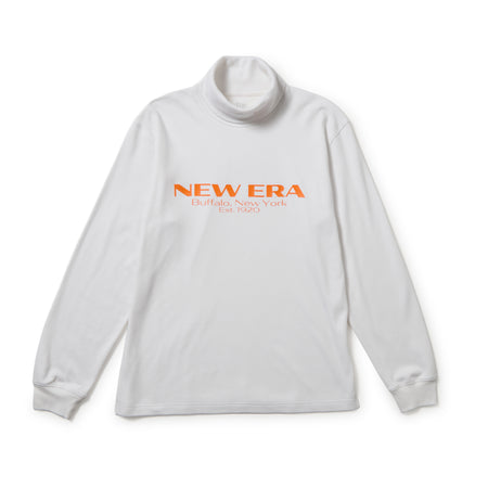 長袖 タートルネック ウォーム Tシャツ オフホワイト|ゴルフ