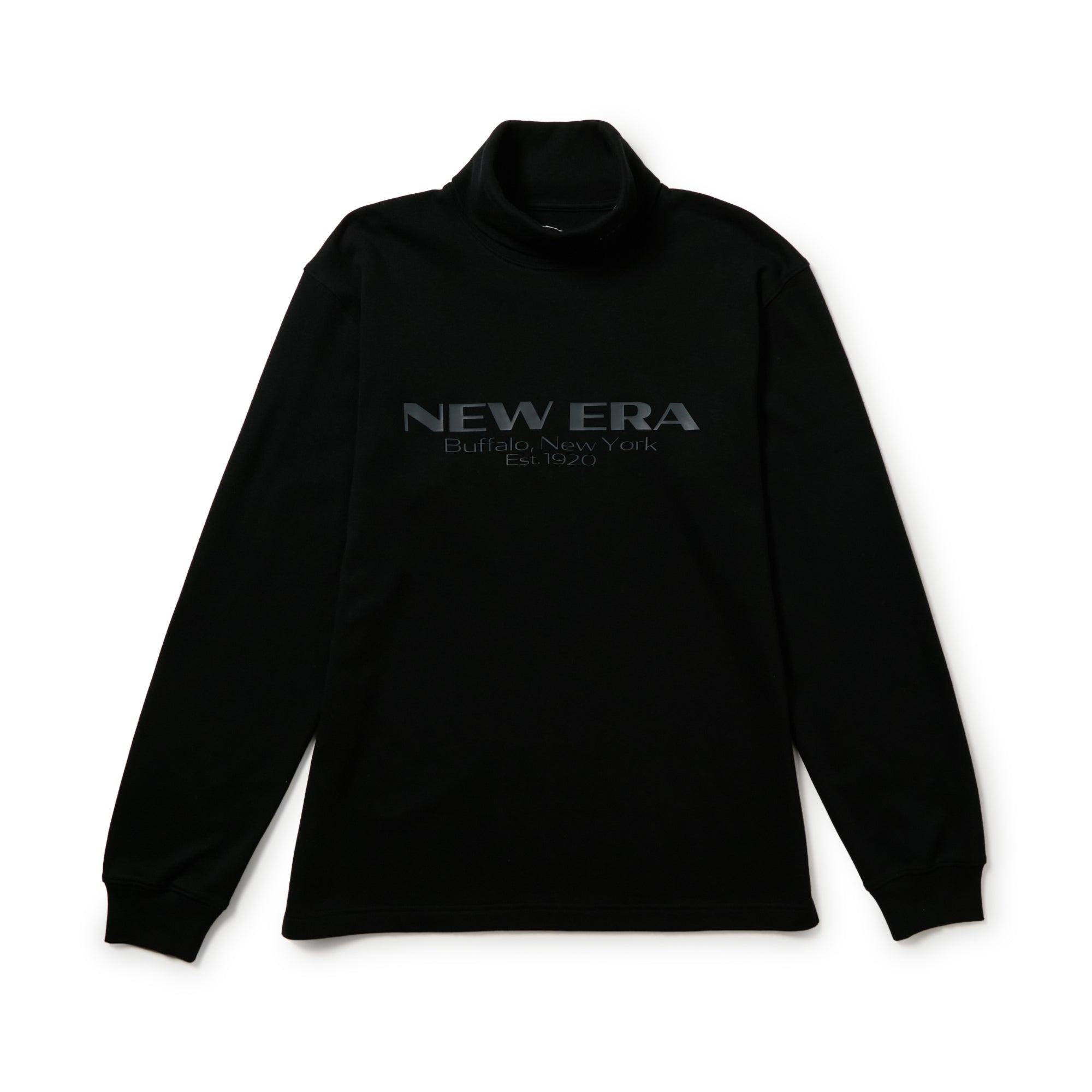 長袖 タートルネック ウォーム Tシャツ ブラック グラファイト|ゴルフ