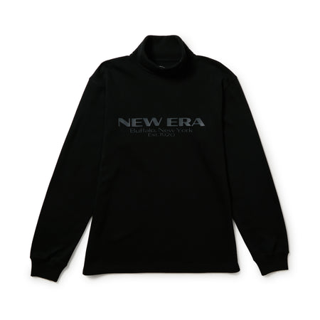長袖 タートルネック ウォーム Tシャツ ブラック | ゴルフ