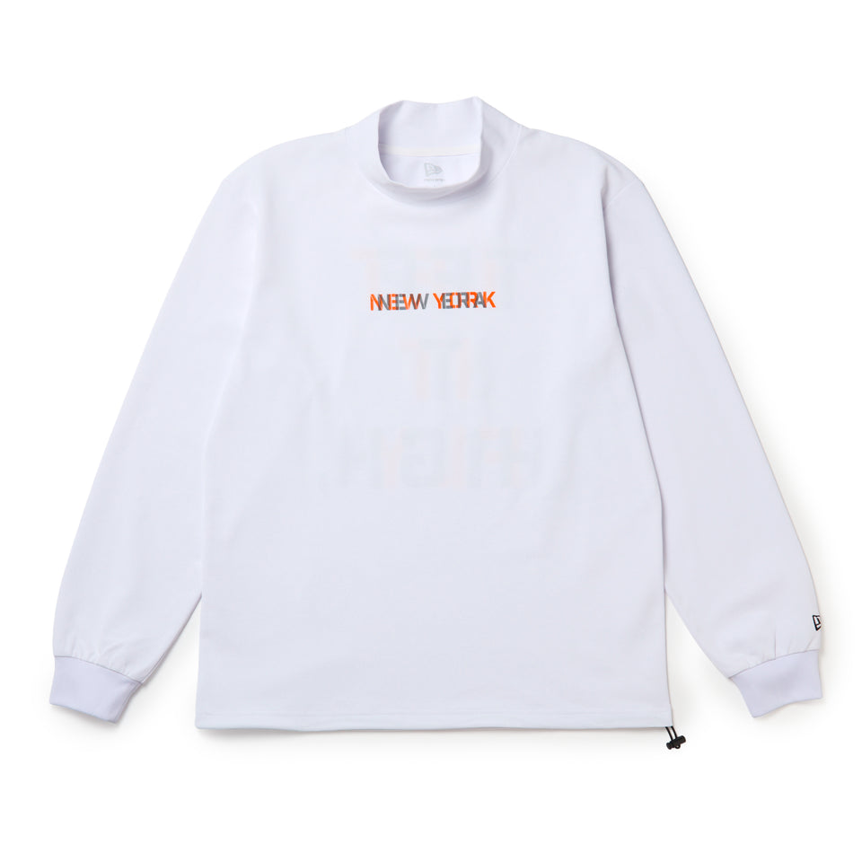 長袖 ハイネック　ピケ 鹿の子 Tシャツ TIHLIF ホワイト | ゴルフ | NEW ERA ニューエラ公式オンラインストア