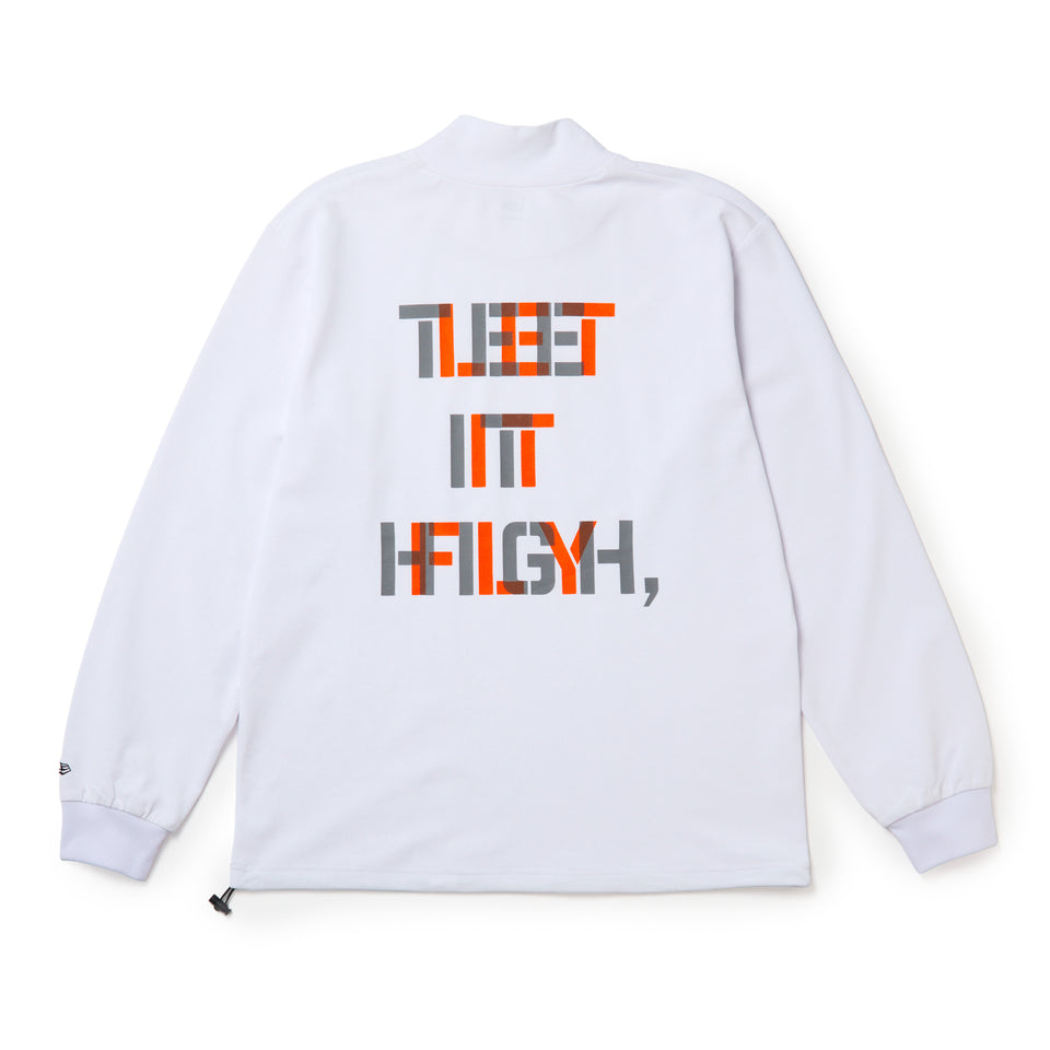 長袖 ハイネック　ピケ 鹿の子 Tシャツ TIHLIF ホワイト | ゴルフ | NEW ERA ニューエラ公式オンラインストア