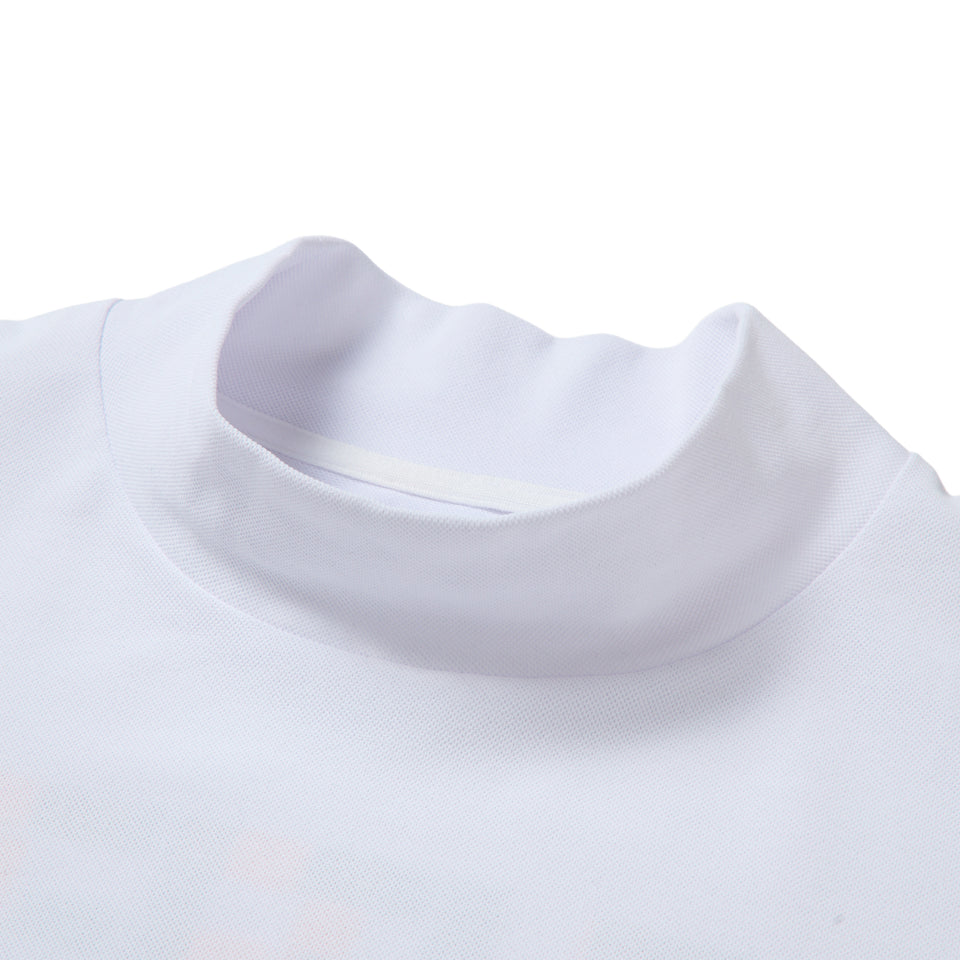 長袖 ハイネック　ピケ 鹿の子 Tシャツ TIHLIF ホワイト | ゴルフ | NEW ERA ニューエラ公式オンラインストア