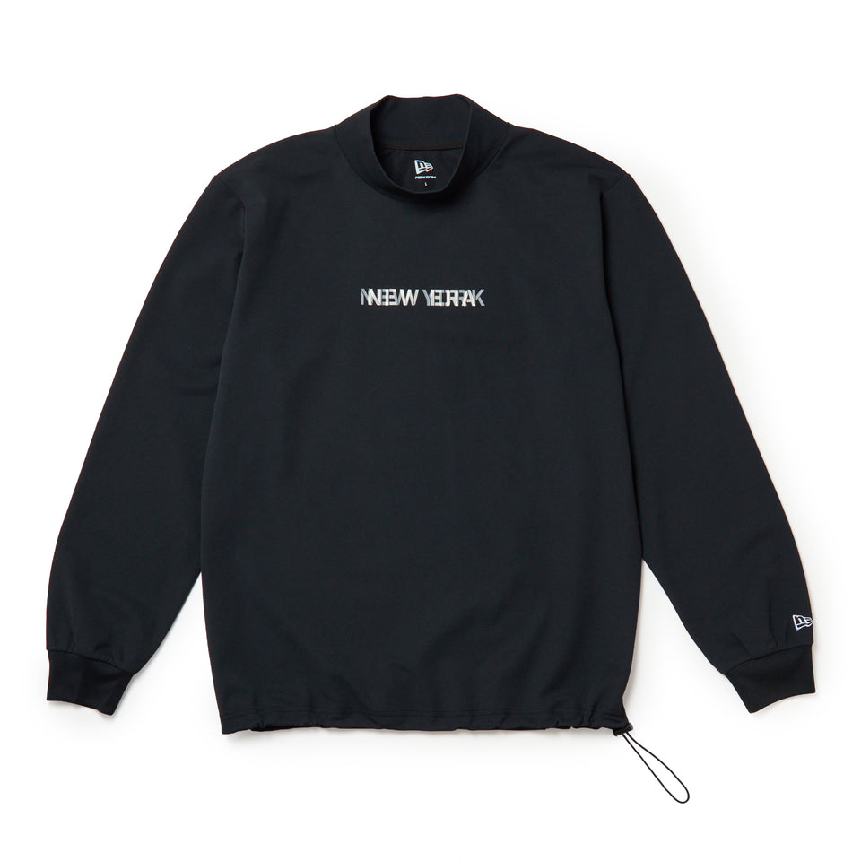 長袖 ハイネック　ピケ 鹿の子 Tシャツ TIHLIF ブラック | ゴルフ | NEW ERA ニューエラ公式オンラインストア