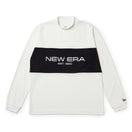 長袖 モックネック パフォーマンス Tシャツ ハニカム パネル ホワイト/ブラック | ゴルフ | NEW ERA ニューエラ公式オンラインストア