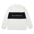 長袖 モックネック パフォーマンス Tシャツ ハニカム パネル ホワイト/ブラック | ゴルフ | NEW ERA ニューエラ公式オンラインストア