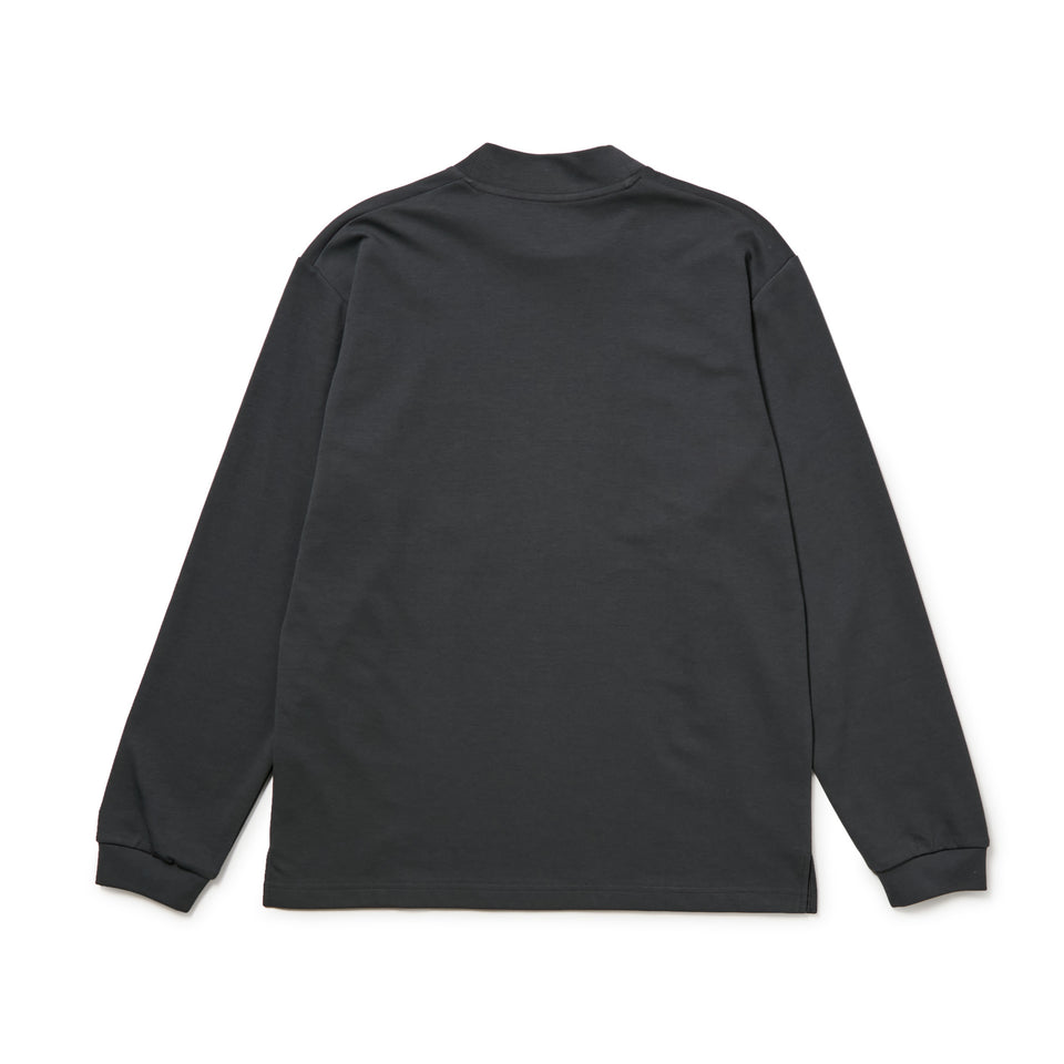 長袖 モックネック パフォーマンス Tシャツ Tag Line グラファイト | ゴルフ | NEW ERA ニューエラ公式オンラインストア