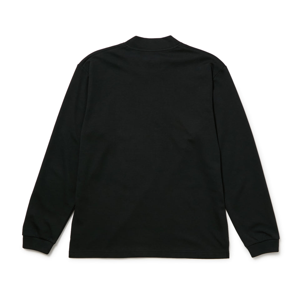 長袖 モックネック パフォーマンス Tシャツ Tag Line ブラック | ゴルフ | NEW ERA ニューエラ公式オンラインストア