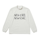 長袖 モックネック ストレッチ ジャージーTシャツ ホワイト | ゴルフ | NEW ERA ニューエラ公式オンラインストア