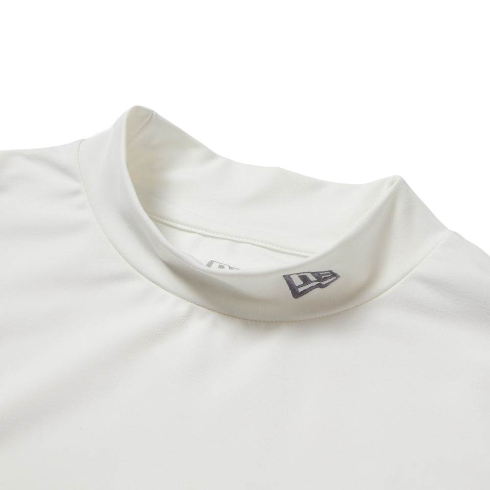 長袖 モックネック ストレッチ ジャージーTシャツ ホワイト | ゴルフ | NEW ERA ニューエラ公式オンラインストア