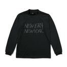 長袖 モックネック ストレッチ ジャージーTシャツ ブラック | ゴルフ | NEW ERA ニューエラ公式オンラインストア