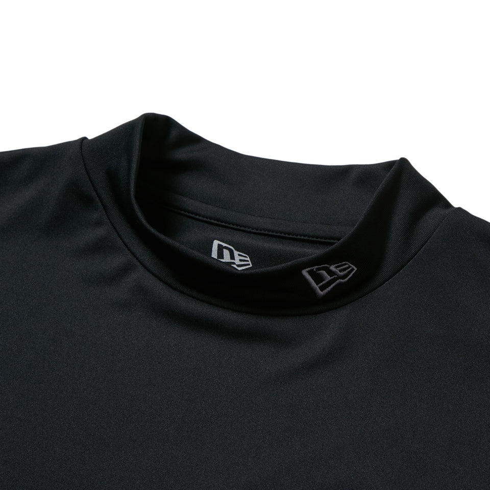 長袖 モックネック ストレッチ ジャージーTシャツ ブラック | ゴルフ | NEW ERA ニューエラ公式オンラインストア