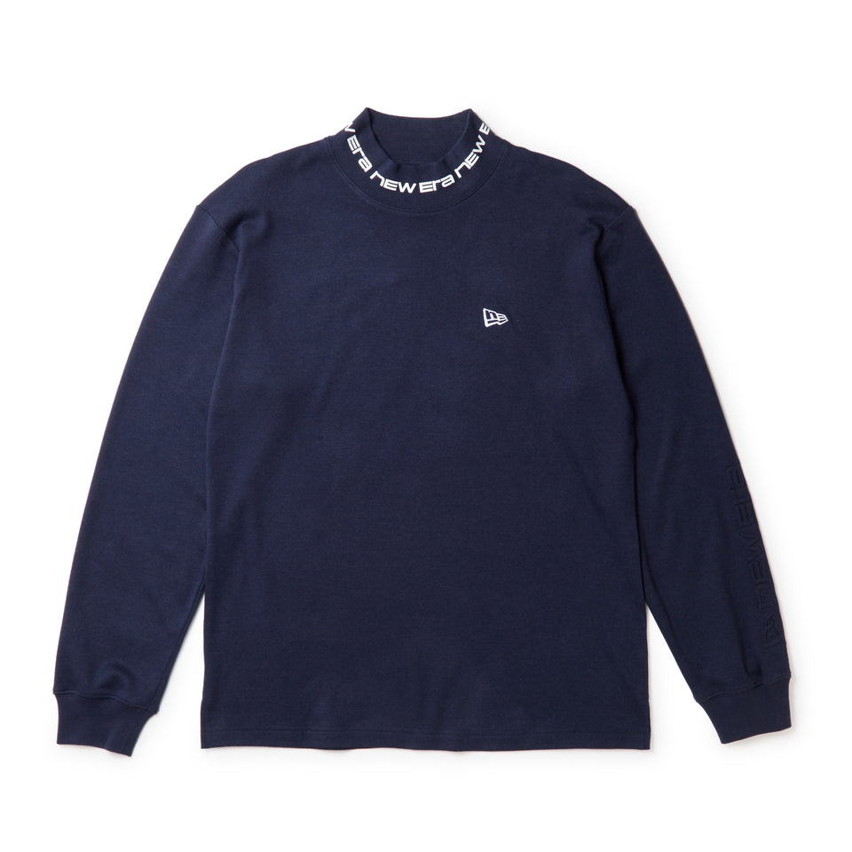 長袖 ハイネック ウォーム Tシャツ ネックロゴ ネイビー|ゴルフ | NEW ERA ニューエラ公式オンラインストア