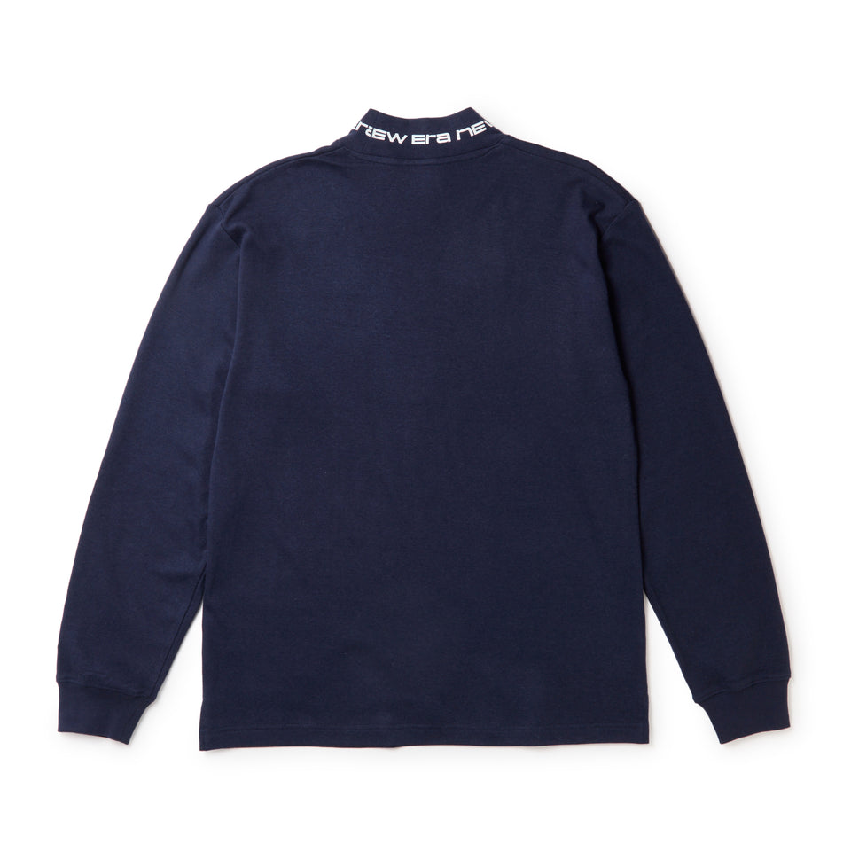 長袖 ハイネック ウォーム Tシャツ ネックロゴ ネイビー|ゴルフ | NEW ERA ニューエラ公式オンラインストア
