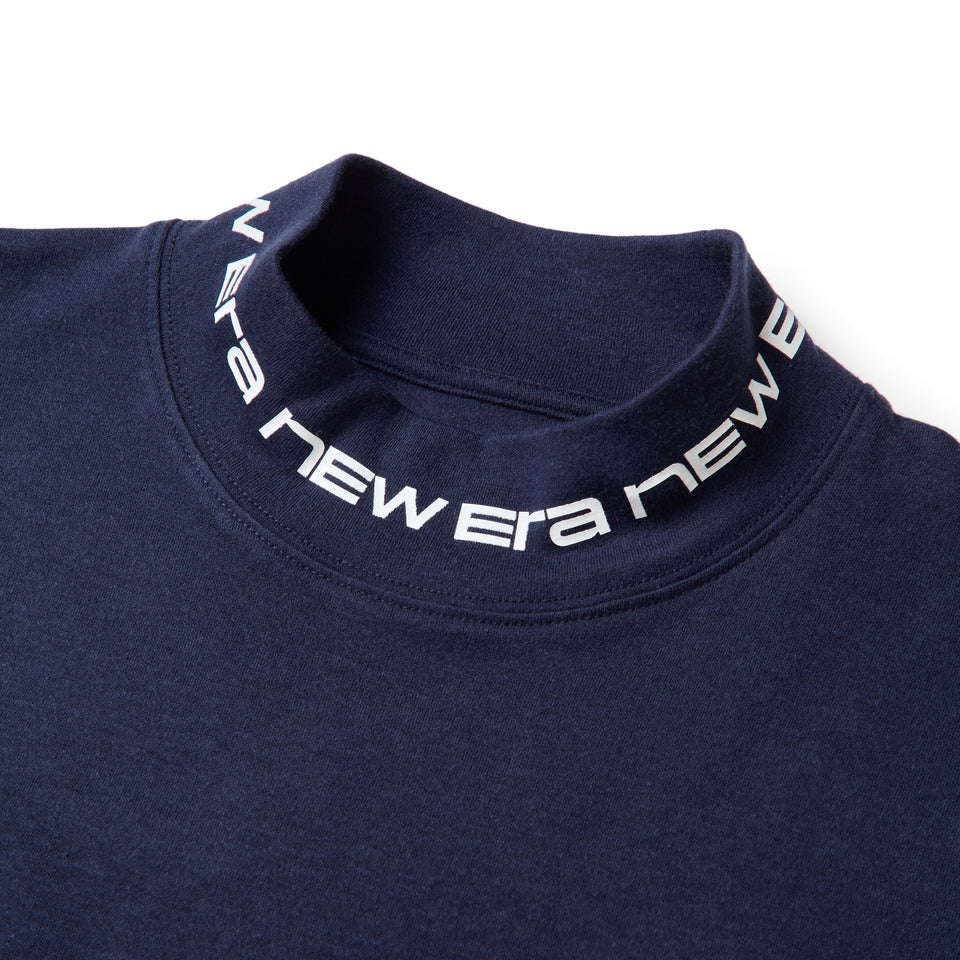 長袖 ハイネック ウォーム Tシャツ ネックロゴ ネイビー|ゴルフ | NEW ERA ニューエラ公式オンラインストア