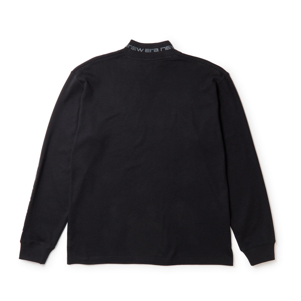 長袖 ハイネック ウォーム Tシャツ ネックロゴ ブラック|ゴルフ | NEW ERA ニューエラ公式オンラインストア