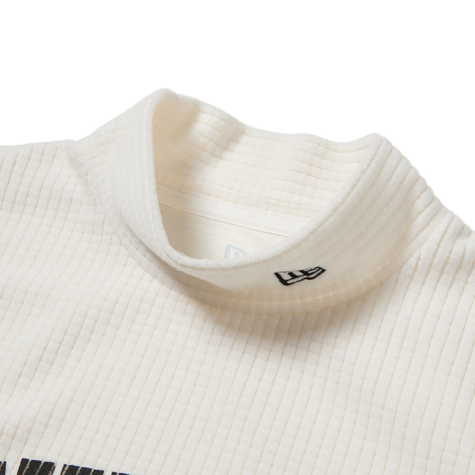 長袖 グリッドフリース ハイネック Tシャツ オフホワイト|ゴルフ | NEW ERA ニューエラ公式オンラインストア