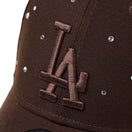 9FORTY BLACK LABEL SS26 ロサンゼルス・ドジャース Rhinestone ラインストーン バーントウッド | NEW ERA ニューエラ公式オンラインストア