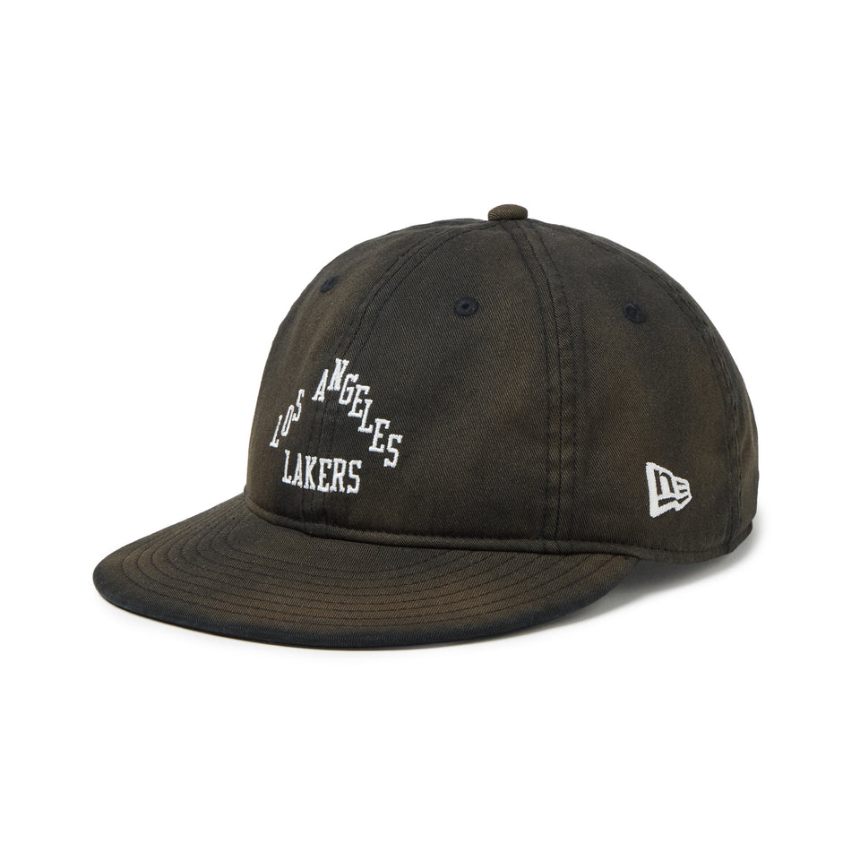 9THIRTY ロサンゼルス・レイカーズ ウォッシュドブラック　L/XL 9THIRTY BLACK LABEL SS26 ロサンゼルス・レイカーズ ウォッシュド
