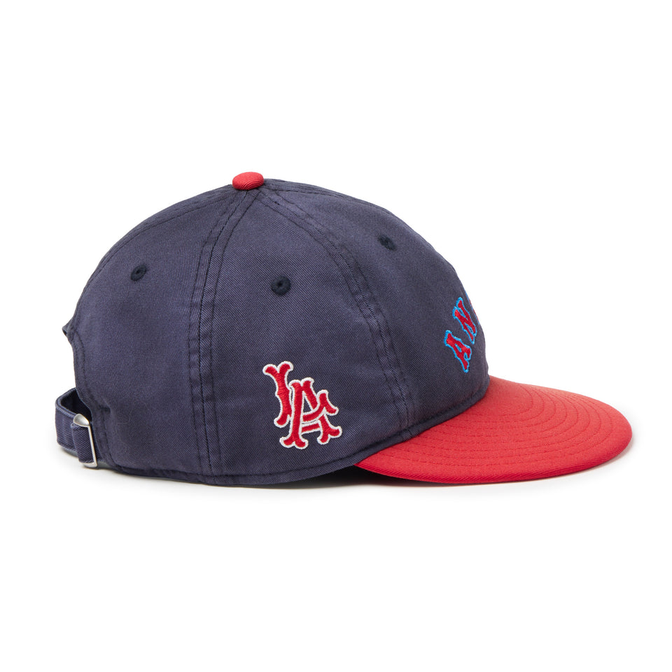 9THIRTY BLACK LABEL SS26 ロサンゼルス・エンゼルス クーパーズタウン ウォッシュドネイビー ラディアントレッドバイザー | NEW ERA ニューエラ公式オンラインストア