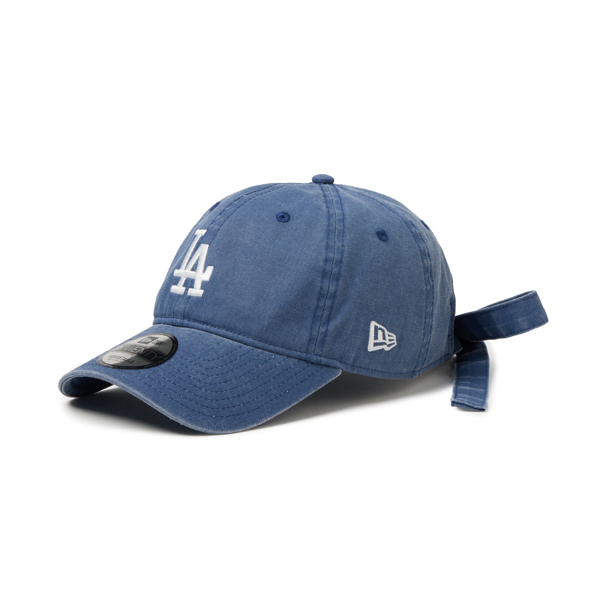 NewEra 9TWENTYMLB ニューエラ リボン LAドジャース キャップ 9TWENTY BLACK LABEL SS26 ロサンゼルス・ドジャース リボンストラップ