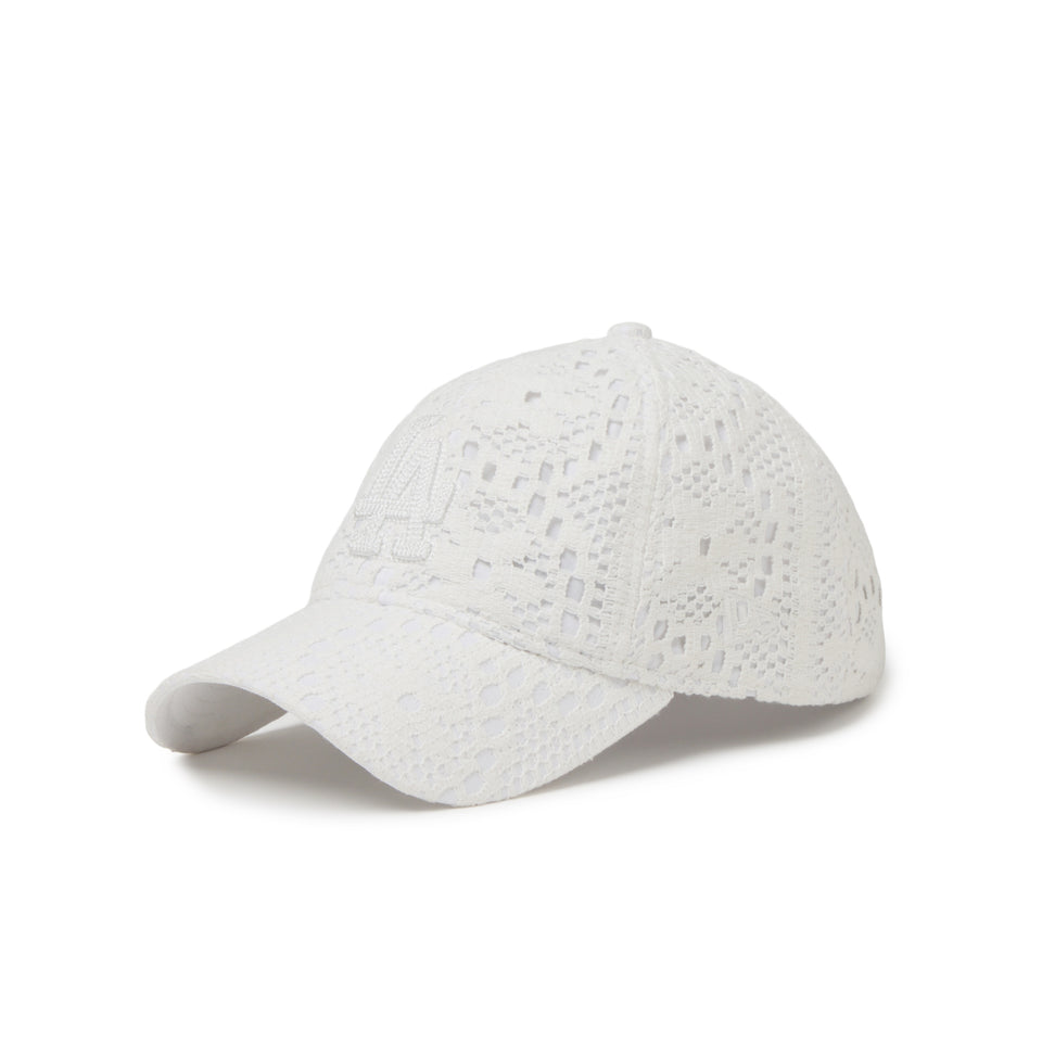 ニューエラ♡9TWENTY ロサンゼルス・ドジャース レース 9TWENTY BLACK LABEL SS26 ロサンゼルス・ドジャース レース ホワイト