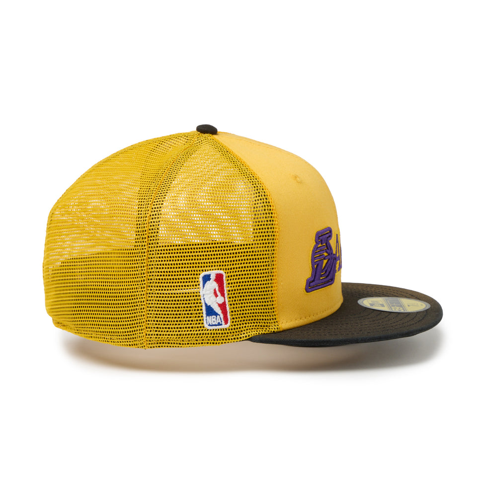 59FIFTY トラッカー ウォッシュド BLACK LABEL SS26 ロサンゼルス・レイカーズ ゴールド/ブラック | NEW ERA ニューエラ公式オンラインストア