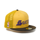 59FIFTY トラッカー ウォッシュド BLACK LABEL SS26 ロサンゼルス・レイカーズ ゴールド/ブラック | NEW ERA ニューエラ公式オンラインストア