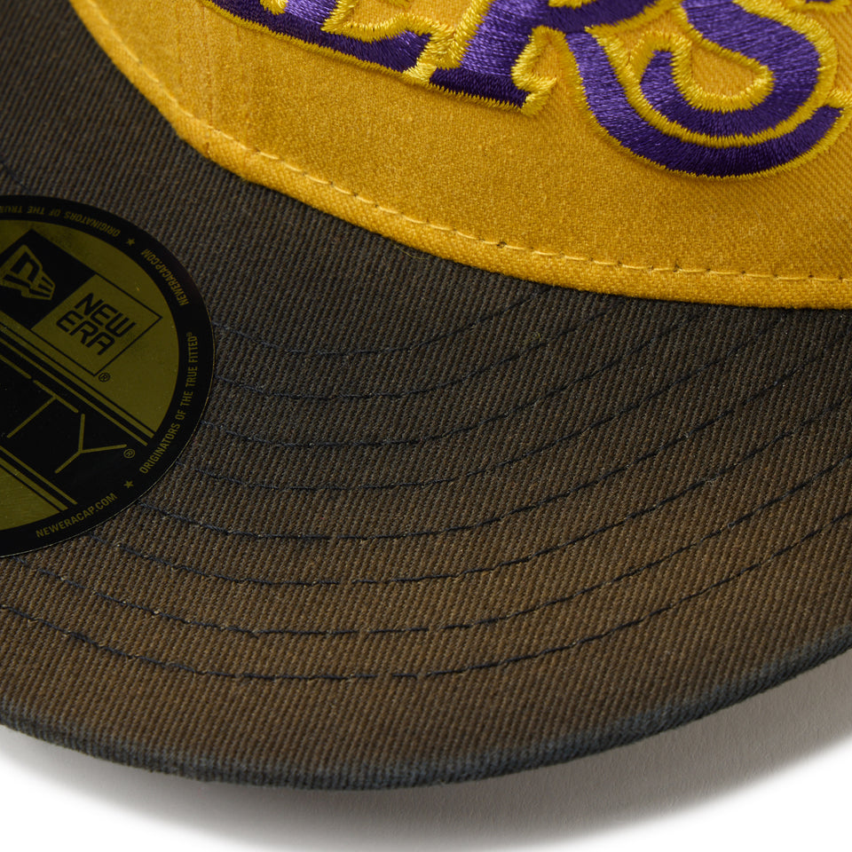 59FIFTY トラッカー ウォッシュド BLACK LABEL SS26 ロサンゼルス・レイカーズ ゴールド/ブラック | NEW ERA ニューエラ公式オンラインストア