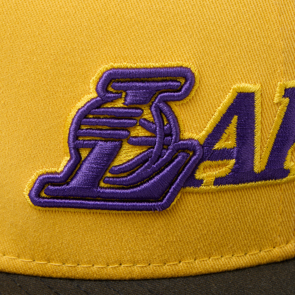 59FIFTY トラッカー ウォッシュド BLACK LABEL SS26 ロサンゼルス・レイカーズ ゴールド/ブラック | NEW ERA ニューエラ公式オンラインストア