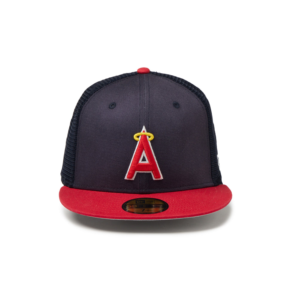 59FIFTY トラッカー ウォッシュド BLACK LABEL SS26 ロサンゼルス・エンゼルス ネイビー/レッド | NEW ERA ニューエラ公式オンラインストア