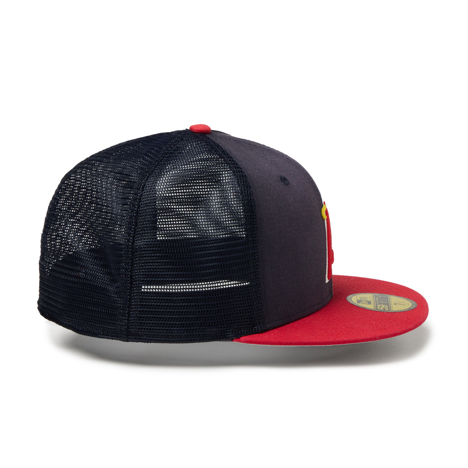59FIFTY トラッカー ウォッシュド BLACK LABEL SS26 ロサンゼルス・エンゼルス ネイビー/レッド | NEW ERA ニューエラ公式オンラインストア