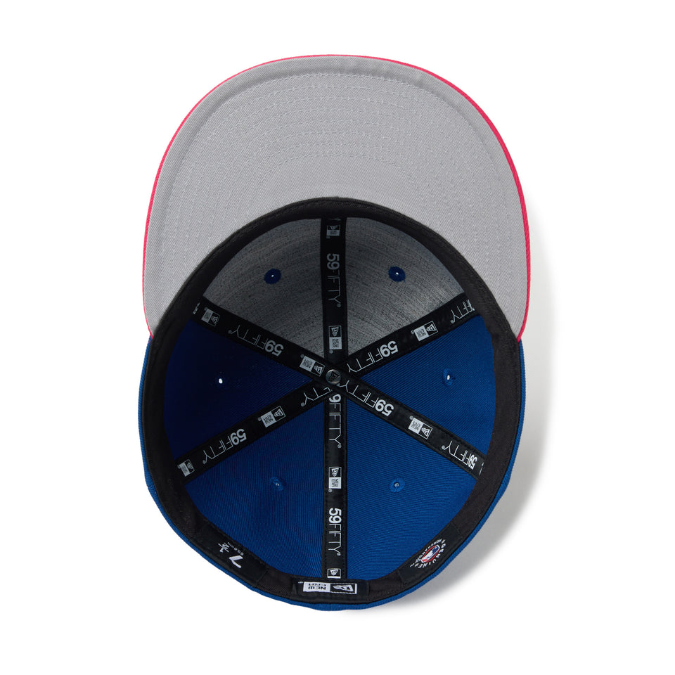 59FIFTY ソフトバックラム BLACK LABEL SS26 ロサンゼルス・エンゼルス ブルー レッドバイザー | NEW ERA ニューエラ公式オンラインストア