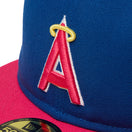 59FIFTY ソフトバックラム BLACK LABEL SS26 ロサンゼルス・エンゼルス ブルー レッドバイザー | NEW ERA ニューエラ公式オンラインストア