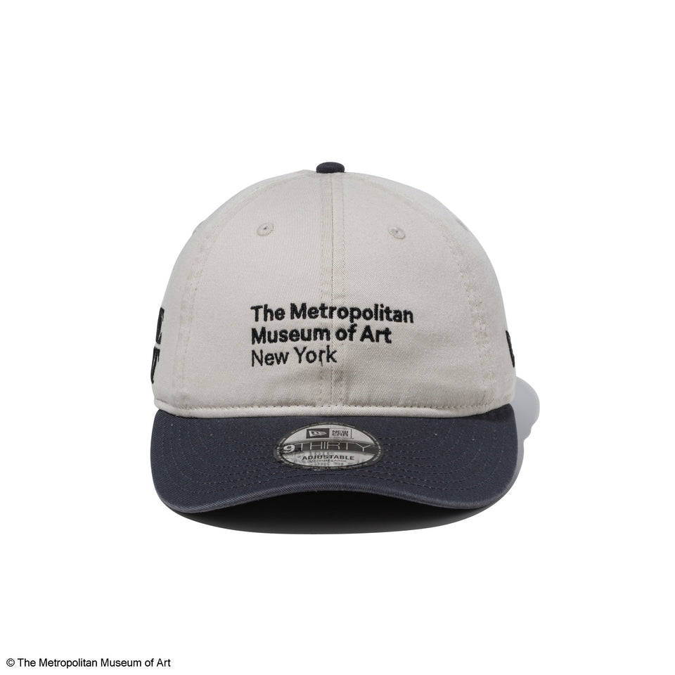 9THIRTY The Met レザーストラップ ストーン ダークグラファイトバイザー | NEW ERA ニューエラ公式オンラインストア