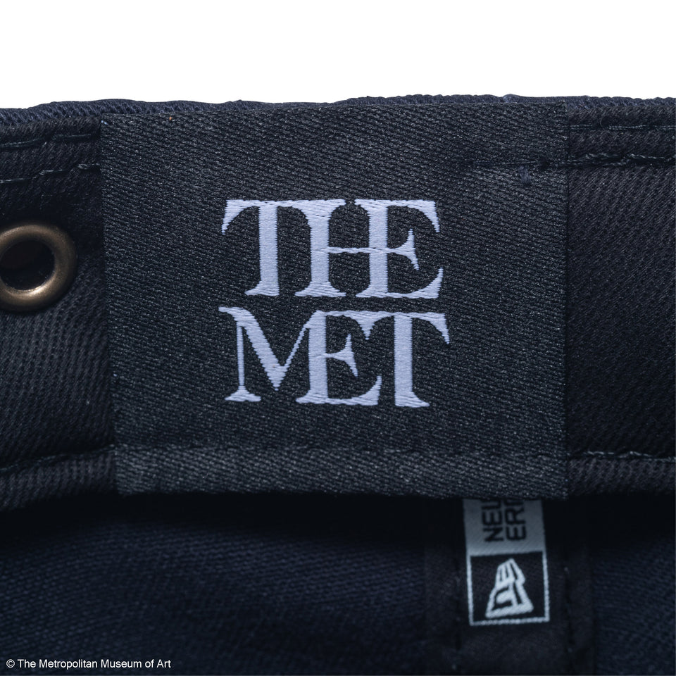9THIRTY The Met レザーストラップ ネイビー バーントウッドバイザー | NEW ERA ニューエラ公式オンラインストア